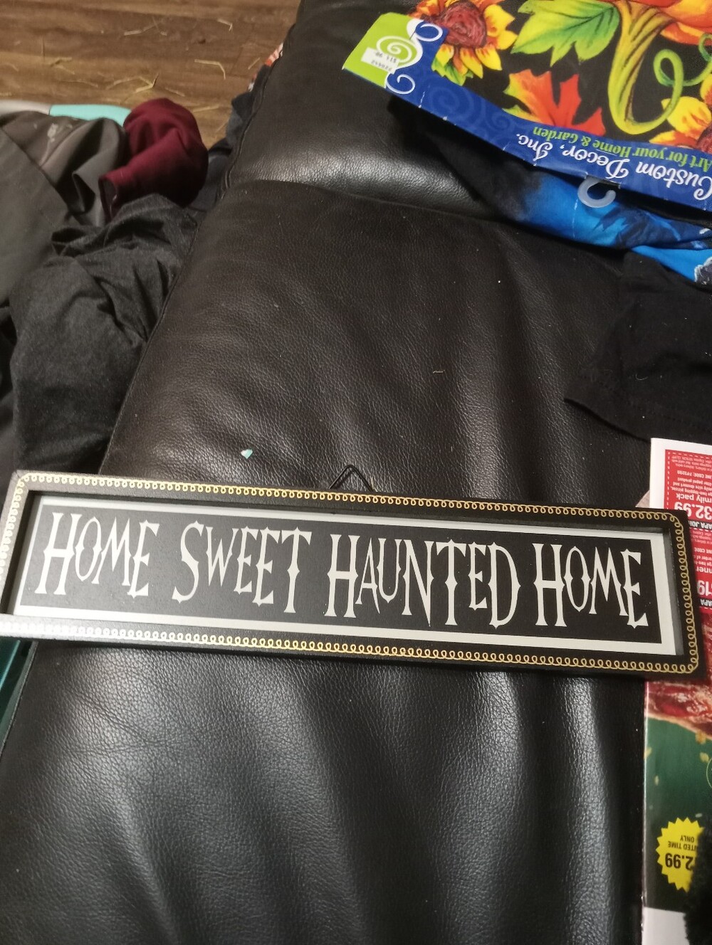 Halloween Hanging Sign Decor Haunted Home